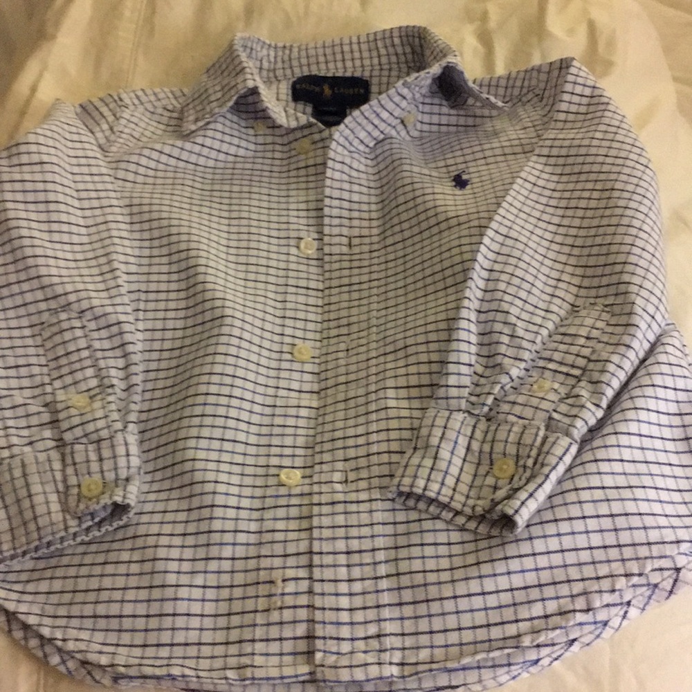 Ralph Lauren button down dress shirt size 3T